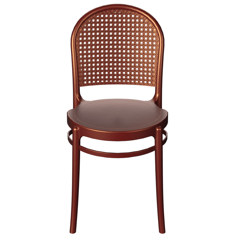 Cadeira de plastico telinha golden